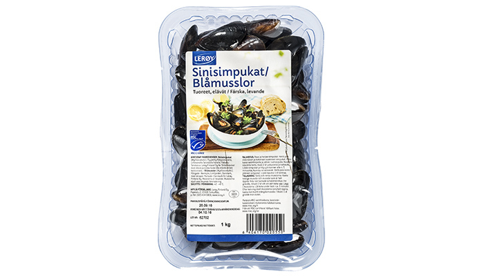 Sinisimpukat 1 kg