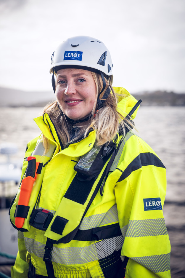 Malin Kleppe portrettfoto med sikkerhetsutstyr