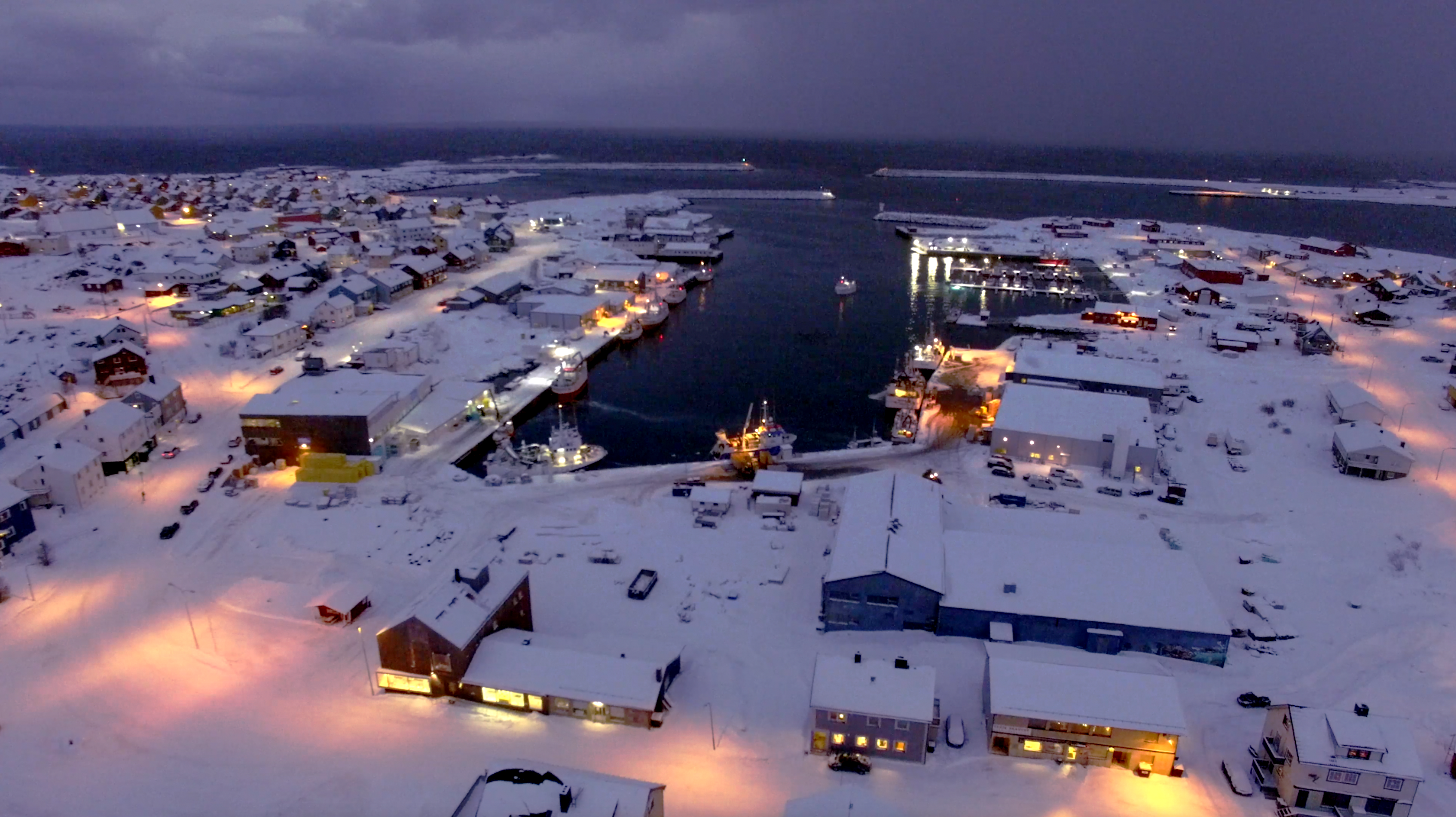 Overview picture of Berlevåg 